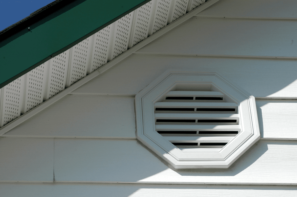 Soffit vents are very helpful in bringing in fresh air from the outside to prevent the growth of mold and mildew inside the roof or attic