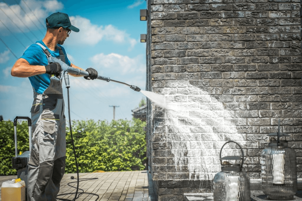 how to use a pressure washer with detergent