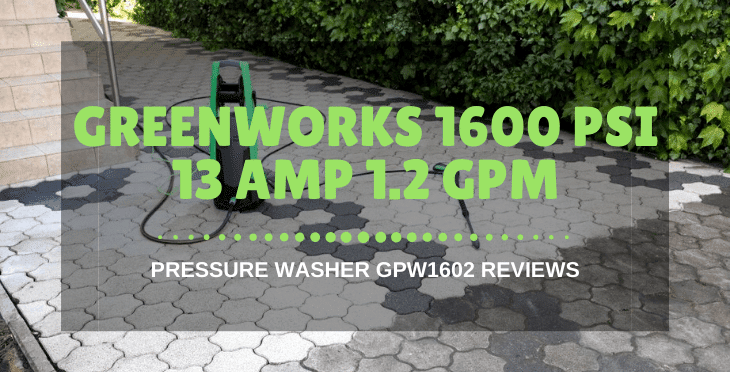 GreenWorks 1600 PSI 13 Amp 1.2 GPM Pressure Washer GPW1602