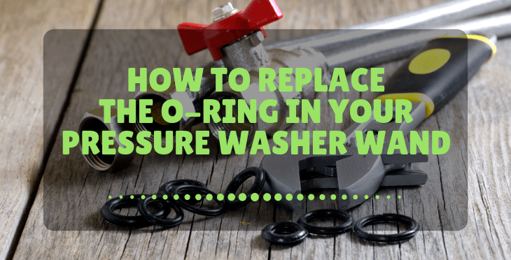 how to replace the o-ring in a pressure washer wand